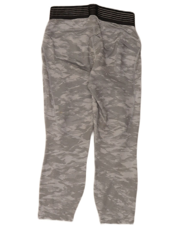 Leggings Dri Fit Nike pentru bărbați, poliester camuflaj, gri mediu