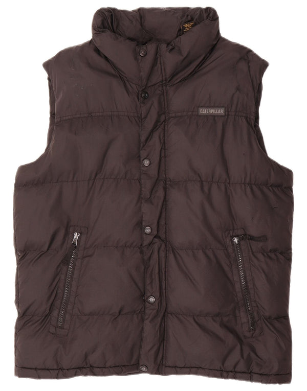 Gilet căptușit pentru bărbați Caterpillar UK 40, mare, negru, nailon