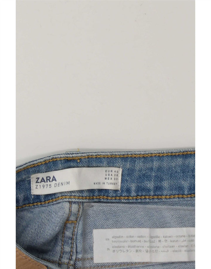 Blugi slim pentru femei Zara EU 40 Medium W30 L29 Bumbac albastru