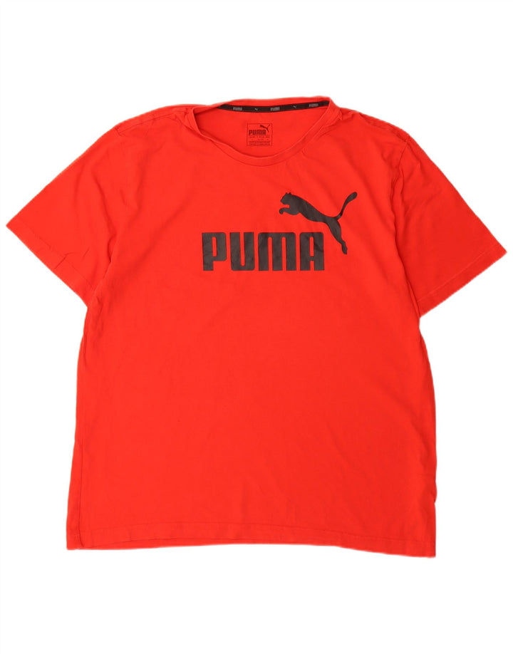 Tricou grafic Puma pentru bărbați Top mare bumbac roșu