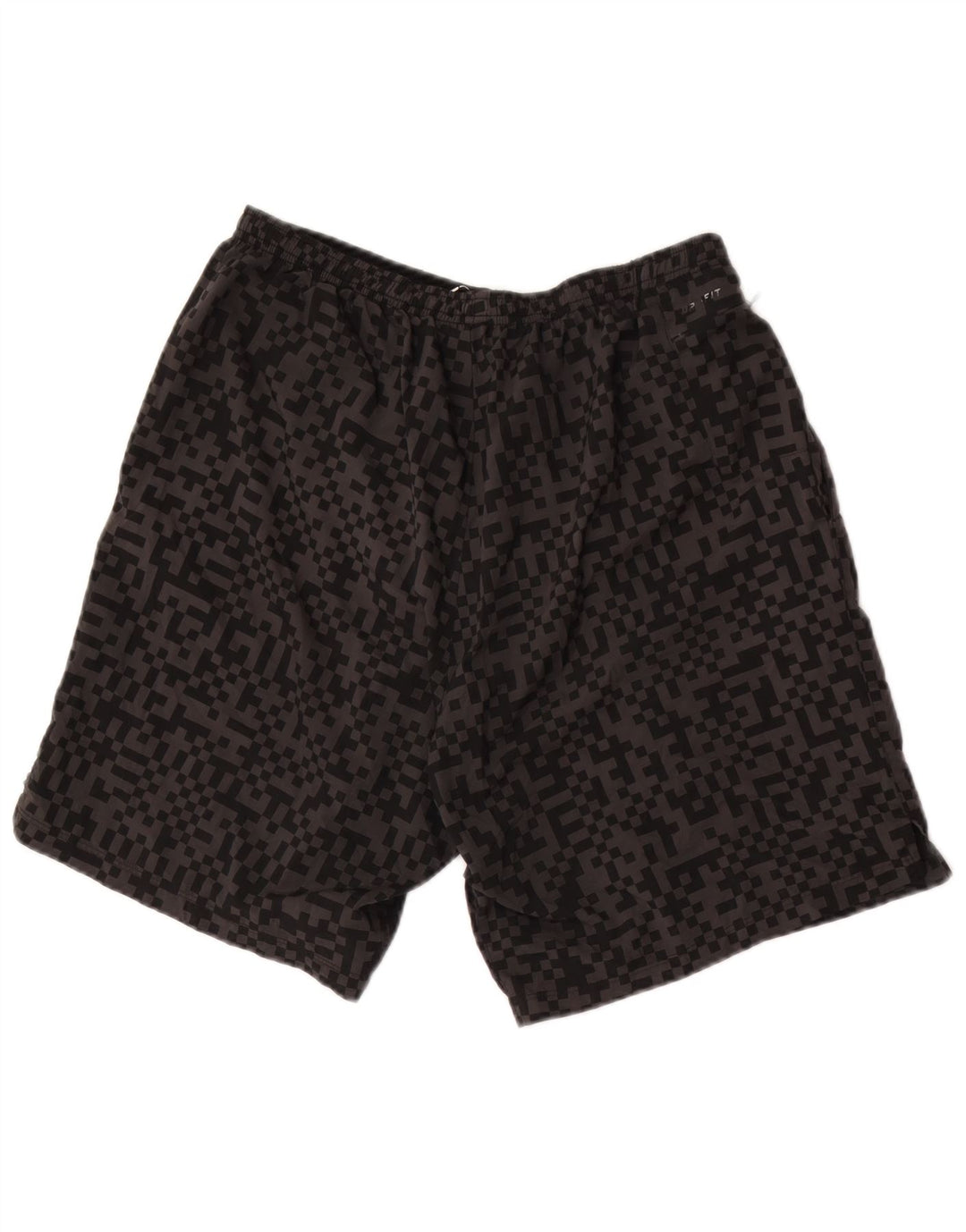Pantaloni scurți sport NIKE Dri Fit pentru bărbați, mari, gri geometrici