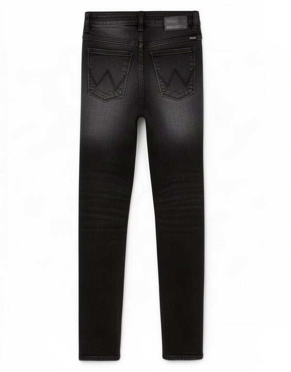 Blugi skinny Wrangler pentru femei W28 L26 bumbac negru