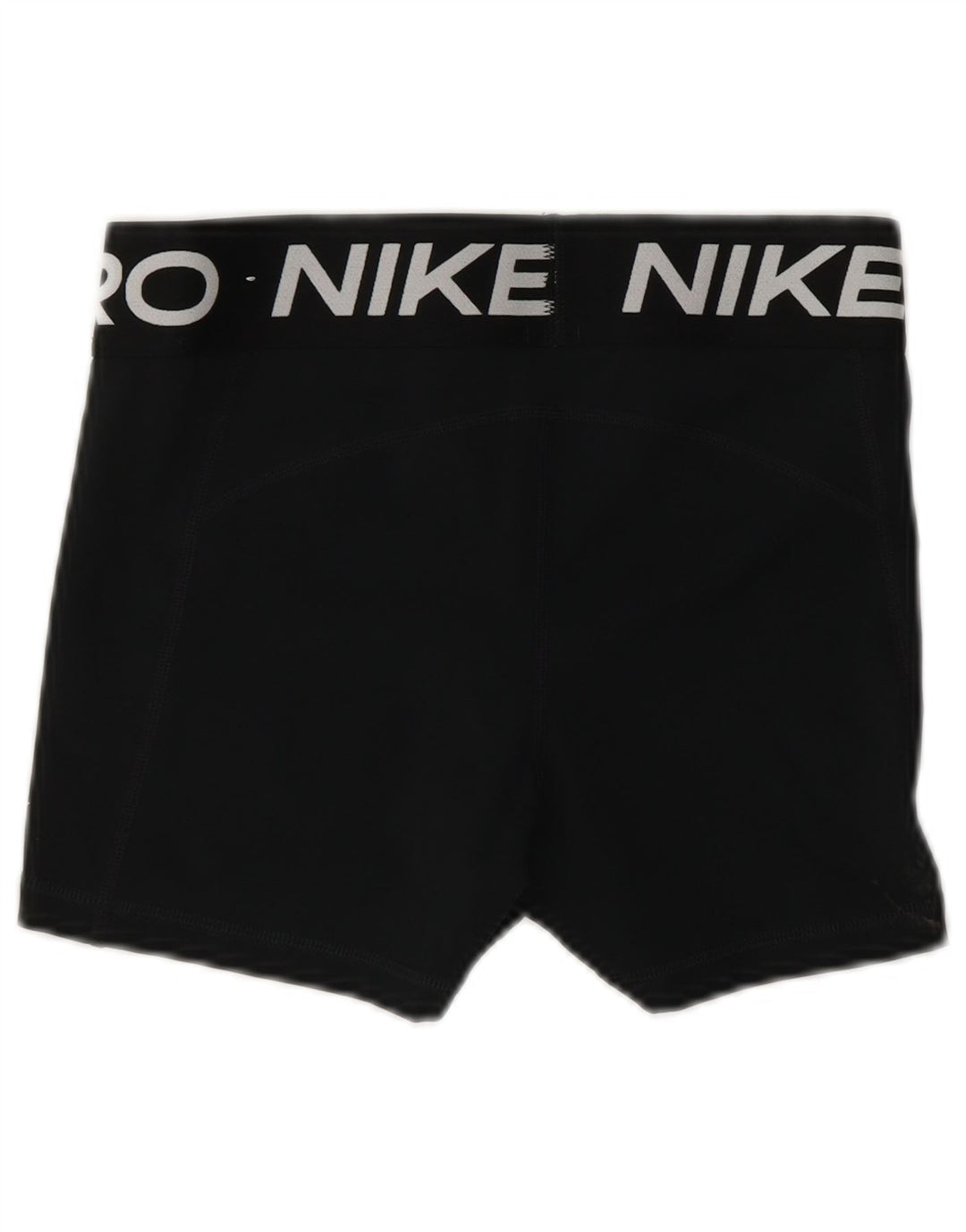 Pantaloni scurti sport NIKE Dri Fit Graphic pentru femei UK 10 Poliester negru mic