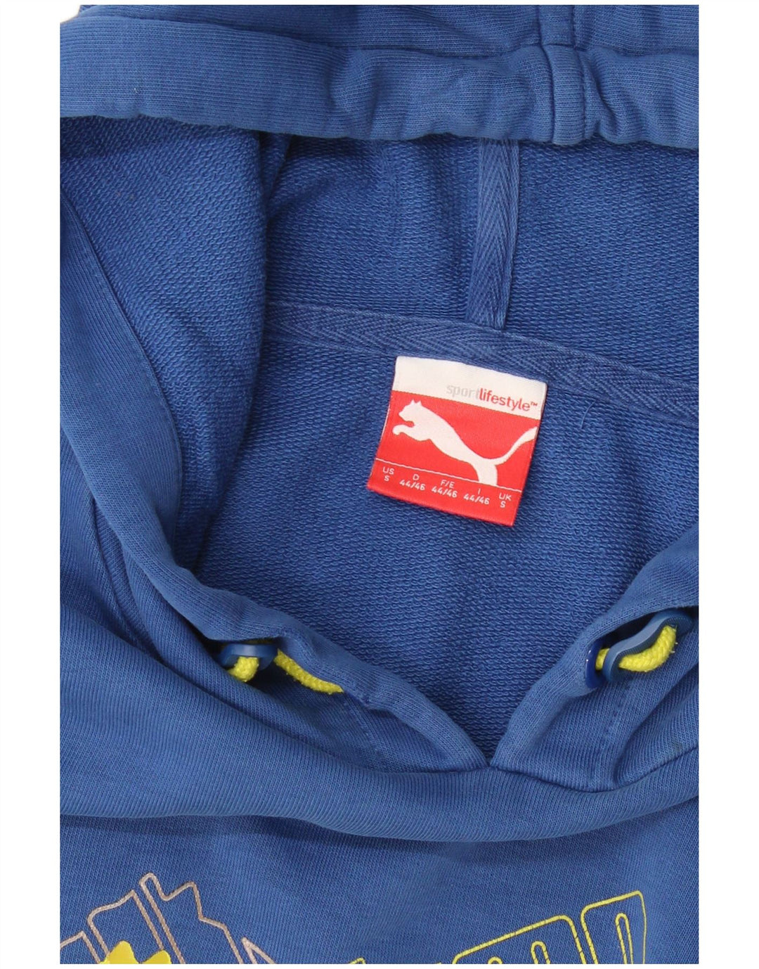 Pulover cu glugă grafic PUMA pentru bărbați, albastru mic