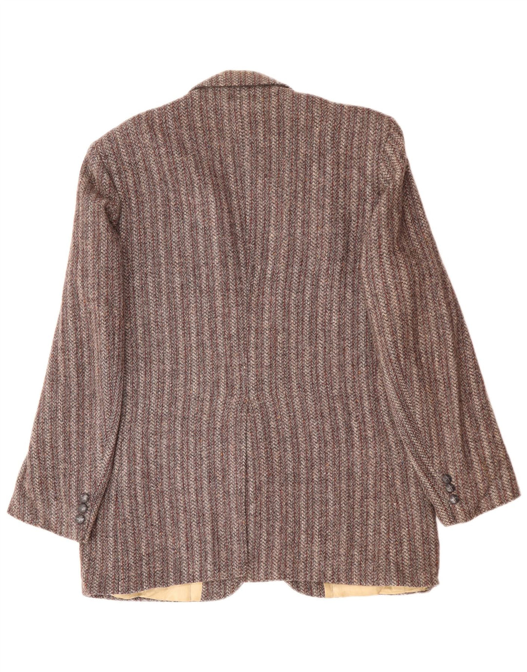 Jachetă pentru bărbați HARRIS TWEED cu 2 nasturi, UK 38, gri mediu cu dungi