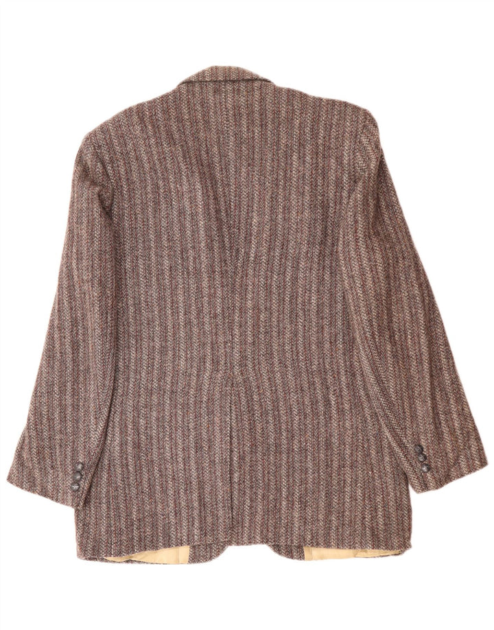 Jachetă pentru bărbați HARRIS TWEED cu 2 nasturi, UK 38, gri mediu cu dungi