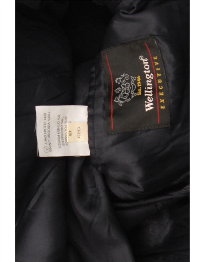 Palton pentru bărbați WELLINGTON UK 42 XL Lână bleumarin