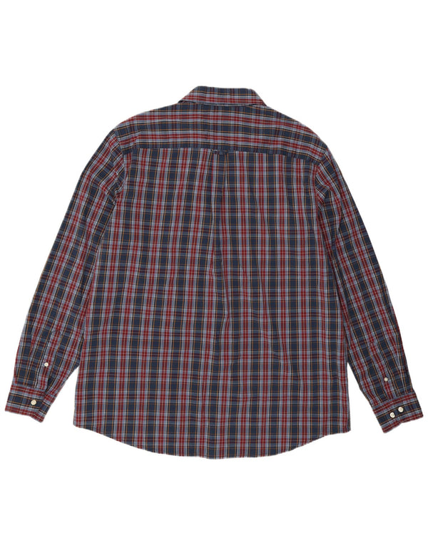 Cămașă pentru bărbați CHAPS Easy Care, 2XL, bleumarin, carouri