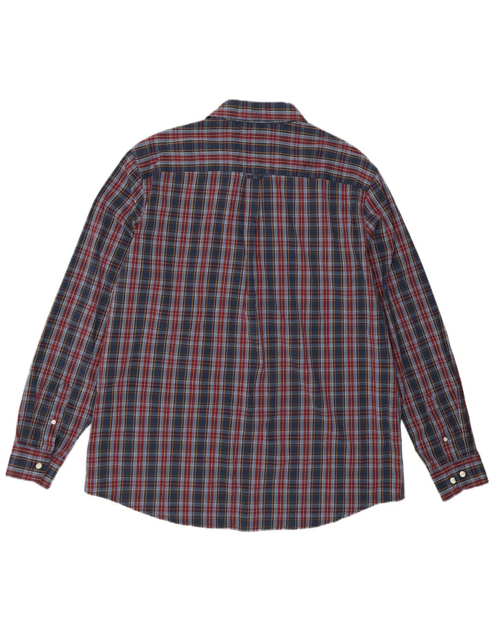 Cămașă pentru bărbați CHAPS Easy Care, 2XL, bleumarin, carouri