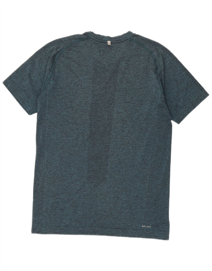 Tricou pentru bărbați Nike Dri Fit Top Mediu Bleumarin Pete