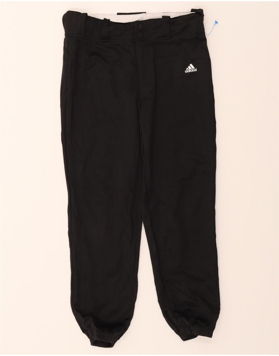 ADIDAS Boys Tracksuit Trousers Joggers 13-14 Years Black Polyester Vintage Adidas and Second-Hand Adidas from Messina Hembry 