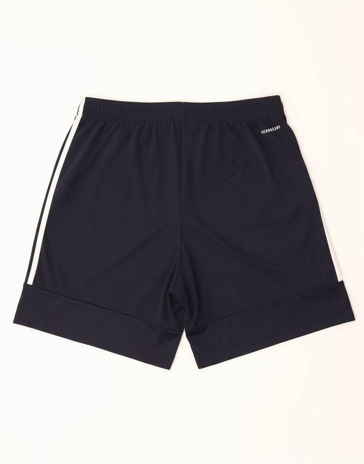 Pantaloni scurți de sport Adidas Aeroready pentru bărbați, poliester mediu albastru