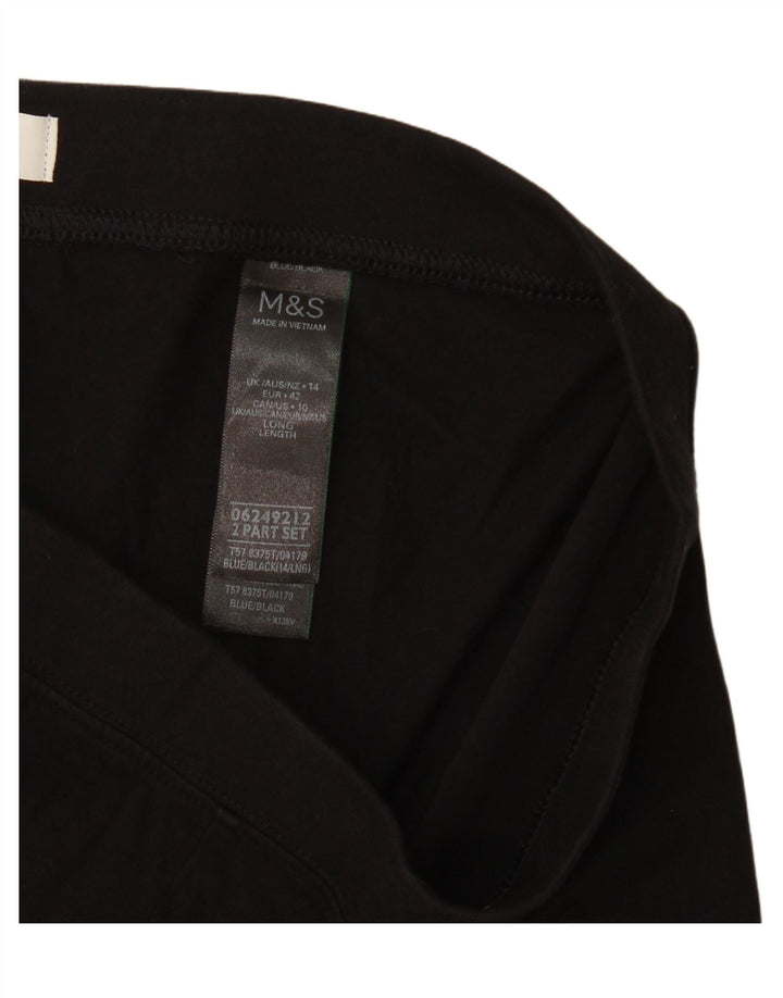 Leggings pentru femei Marks & Spencer UK 14, bumbac mediu negru