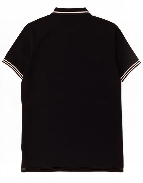 Cămașă polo Massimo Dutti pentru bărbați XL Bumbac bleumarin