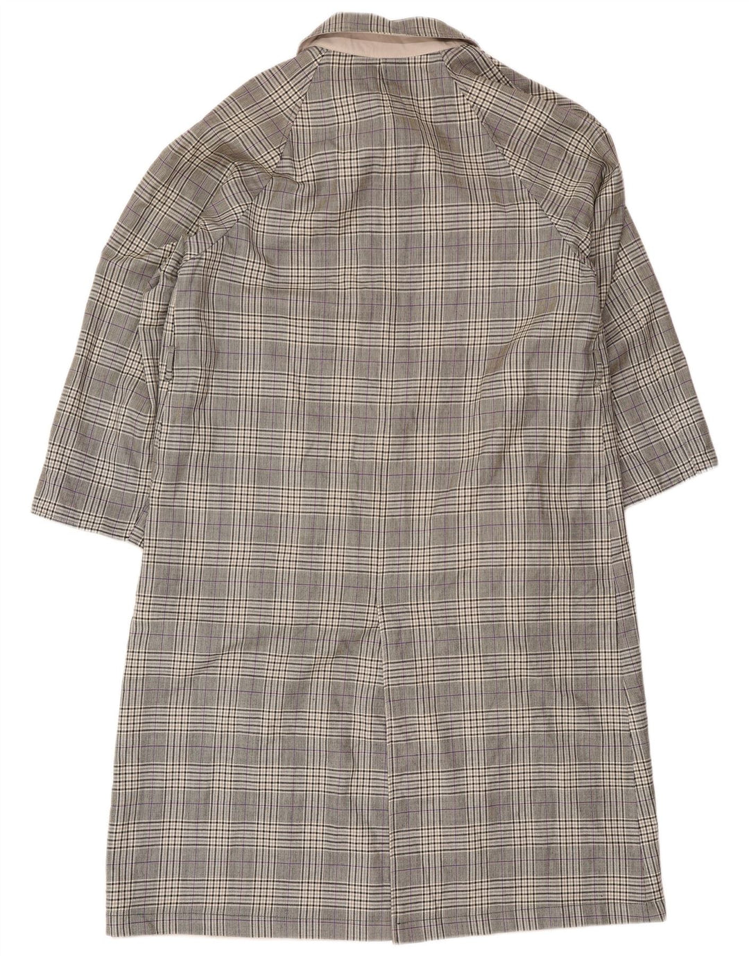 Palton reversibil vintage pentru femei UK 12 Bej mediu