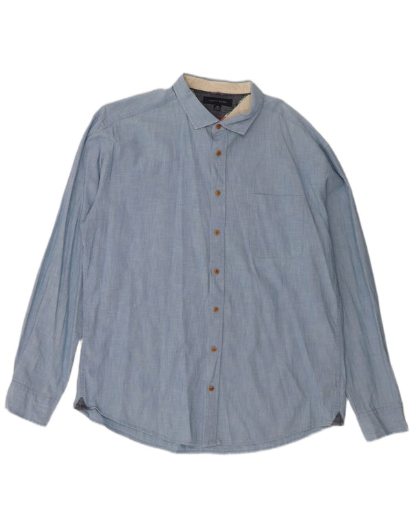 Cămașă Tommy Hilfiger pentru bărbați 2XL, bumbac albastru