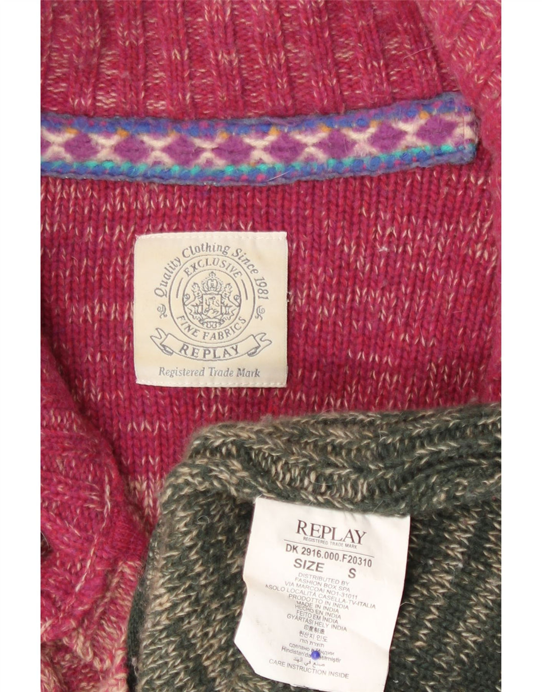 Pulover cardigan pentru femei Replay UK 10, mic, multicolor