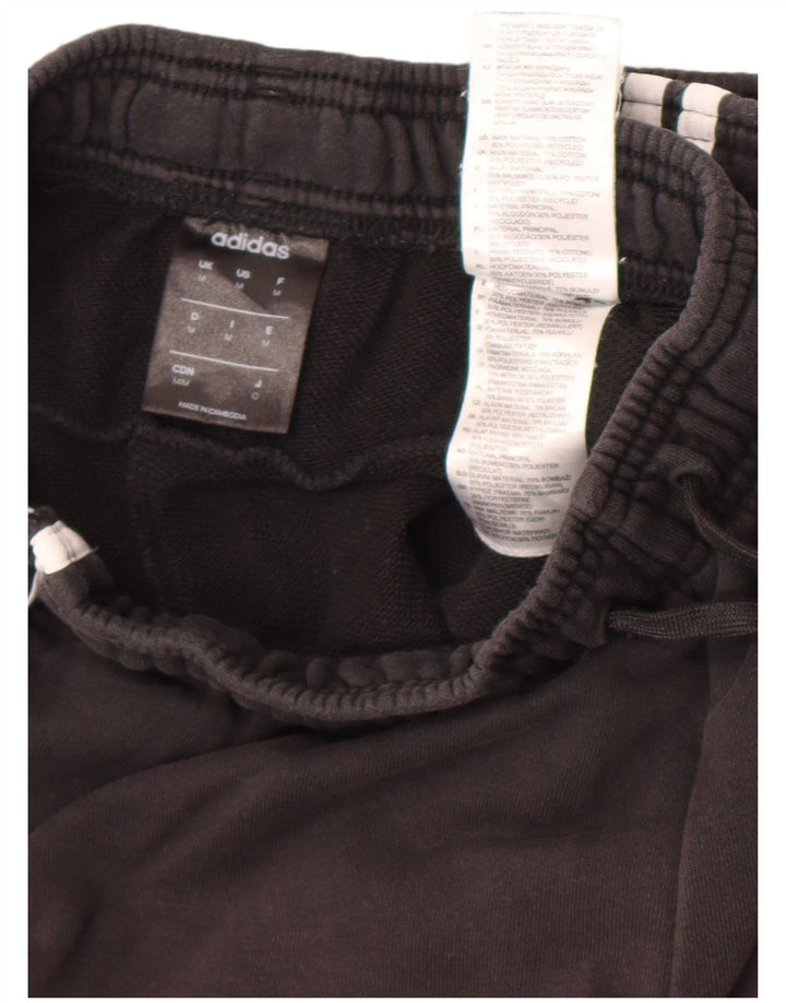 Pantaloni de trening Adidas pentru bărbați Joggeri, bumbac mediu negru