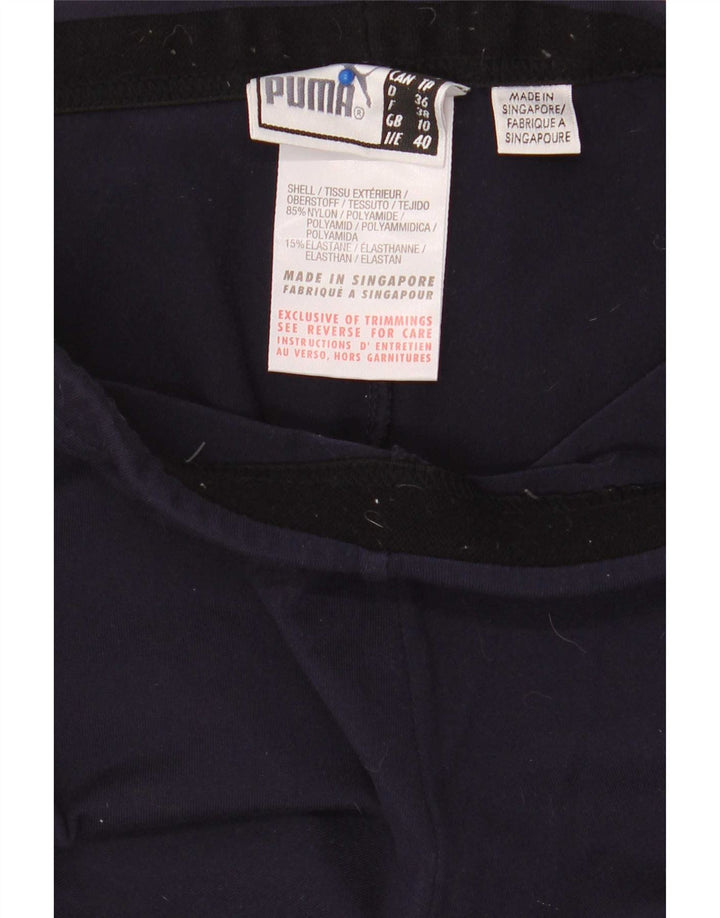 Leggings Capri Puma pentru femei UK 10 Small Navy Blue Marine