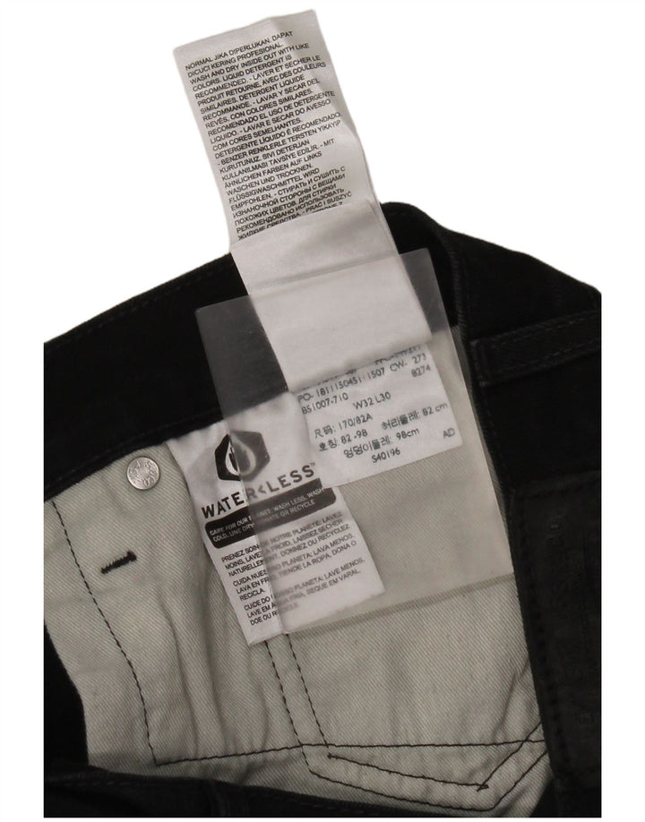 Blugi slim pentru femei Levi's W32 L30 bumbac negru