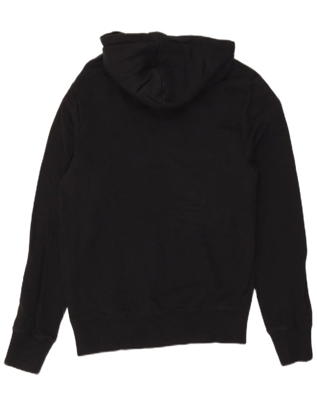 Fred Perry Pulover cu capota cu grafic pentru bărbați, bumbac mic, negru