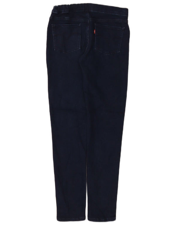 Jeans jegging Levi's fete 15-16 ani W28 L27 bleumarin bumbac