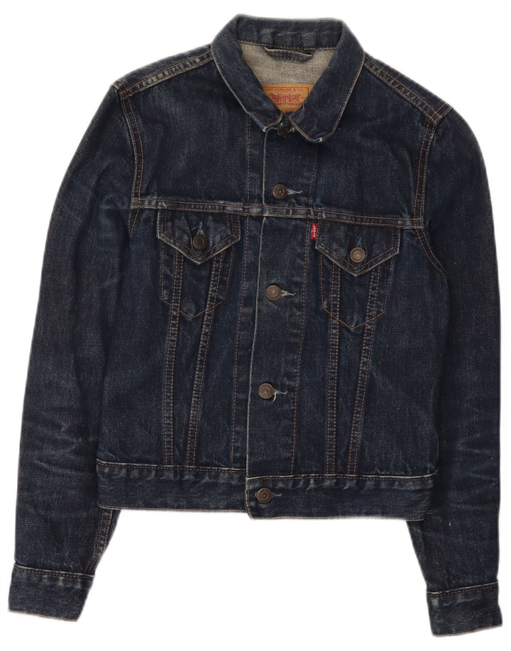 Geaca Levi's Fete Denim 7-8 Ani XS Bumbac Bleumarin