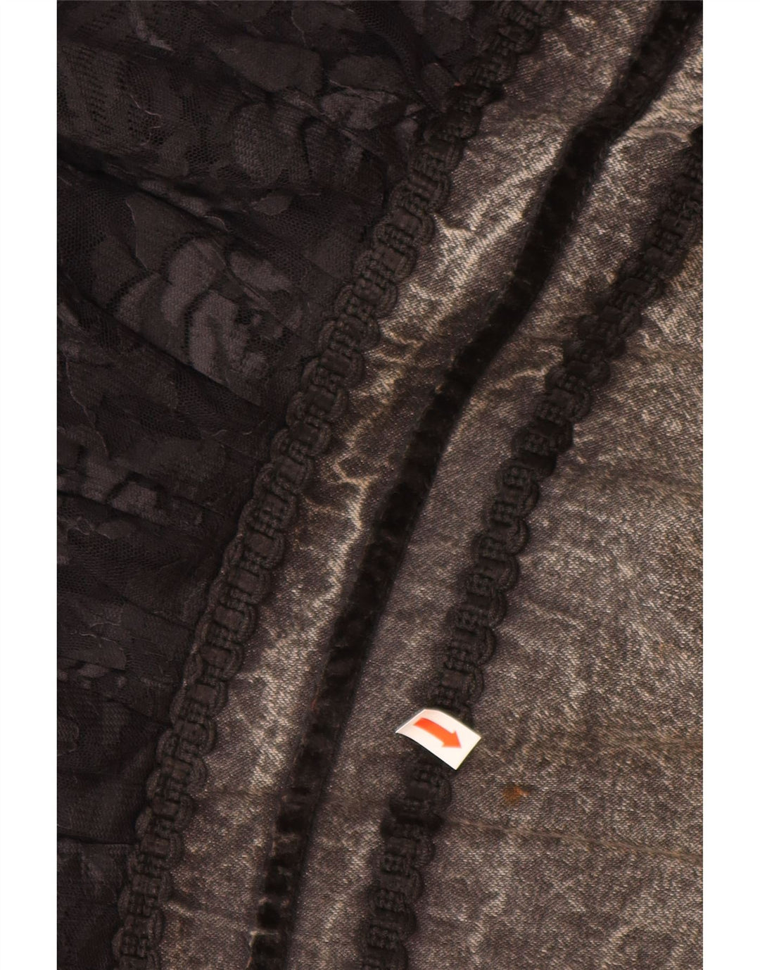 Fusta de blugi pentru femei VINTAGE W28 Gri mediu