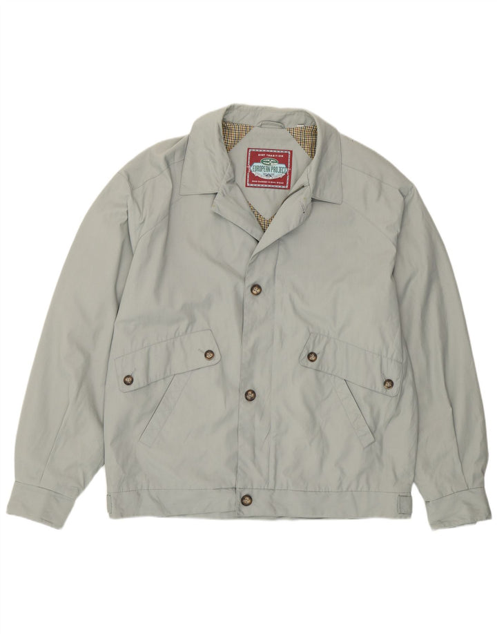 Bomber pentru bărbați European Project UK 40, mare, gri, poliester