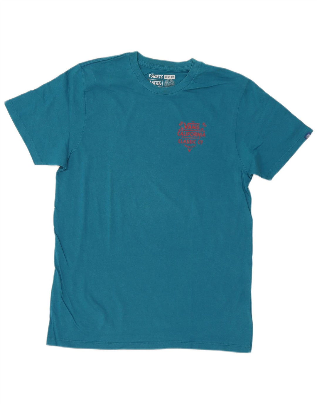 Tricou grafic pentru bărbați Vans Top, bumbac albastru mediu