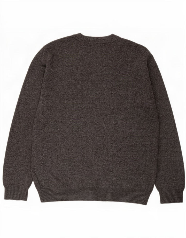 Pulover Marlboro Classics pentru bărbați, cu gât crew, 2XL, lână gri