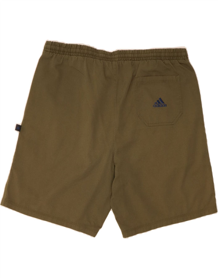 ADIDAS Mens Sport Shorts Large  Khaki Polyester Vintage Adidas and Second-Hand Adidas from Messina Hembry 