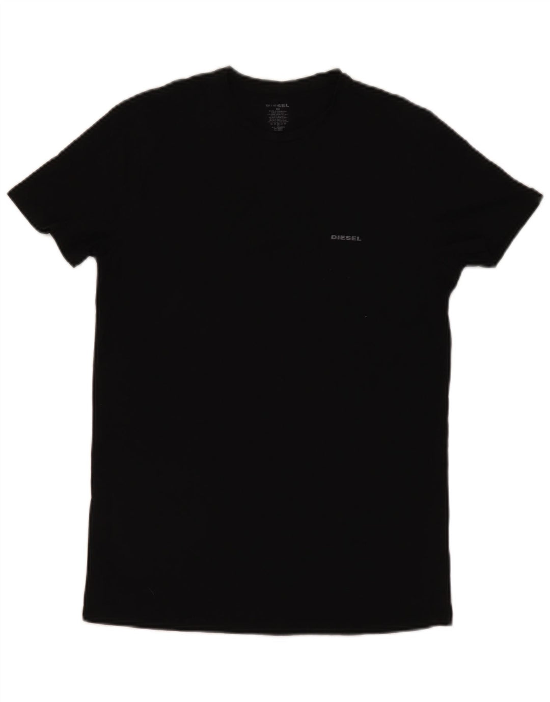 Diesel Bărbați Tricou Top Mediu Negru Bumbac