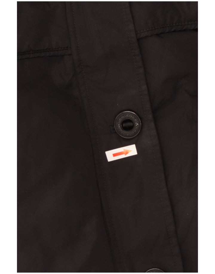 PEUTEREY Palton căptușit pentru femei IT 40 Poliamidă neagră mică