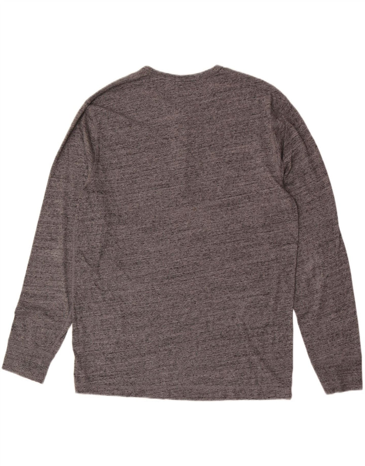 Top pentru bărbați J. Crew cu mânecă lungă XL, bumbac cu pete gri