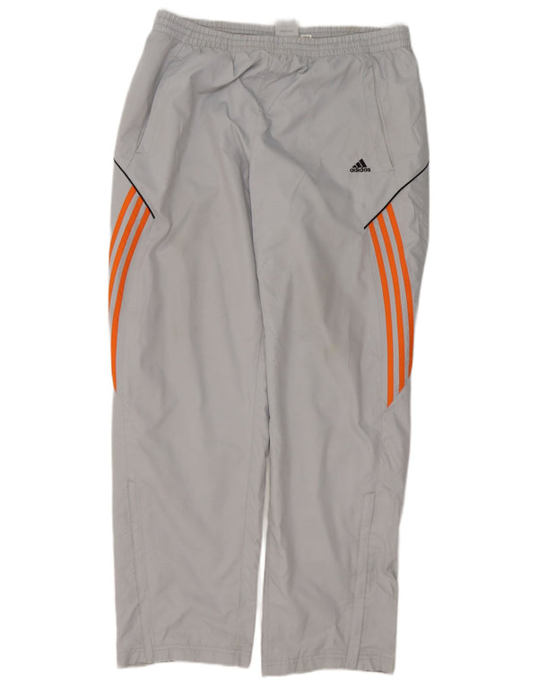 Pantaloni de trening pentru bărbați Adidas XL, gri, poliester color bloc