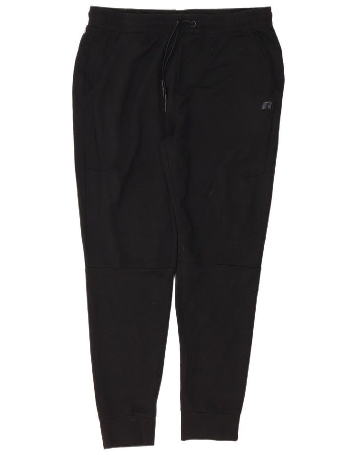 RUSSELL ATHLETIC Pantaloni de trening pentru bărbați Pantaloni de jogging Mari Poliester negru