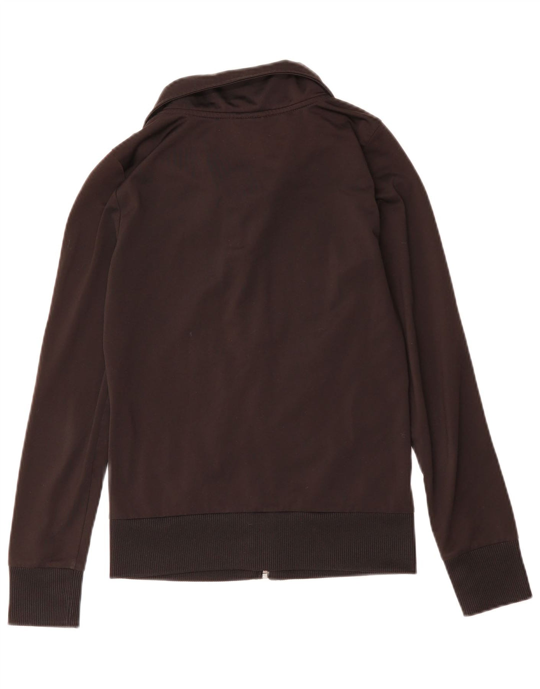 Jachetă de top pentru trening grafic PUMA pentru femei UK 10 Poliester negru mic
