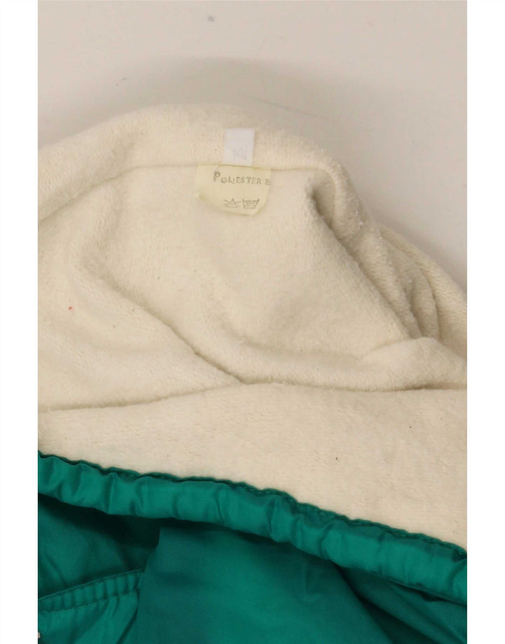 Jachetă de ploaie vintage pentru bărbați UK 38, roz mediu, poliester color bloc