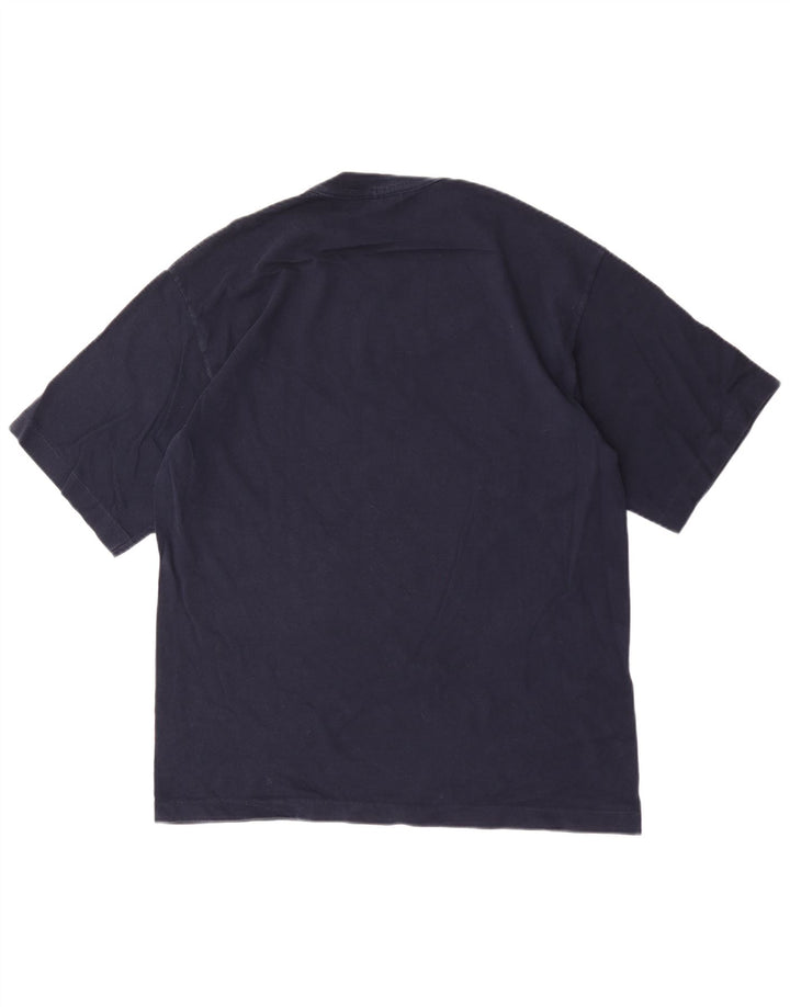 Tricou pentru bărbați Champion Top mare din bumbac bleumarin