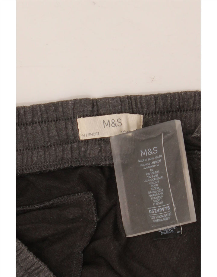 Pantaloni de trening pentru bărbați Marks & Spencer, bumbac gri mediu