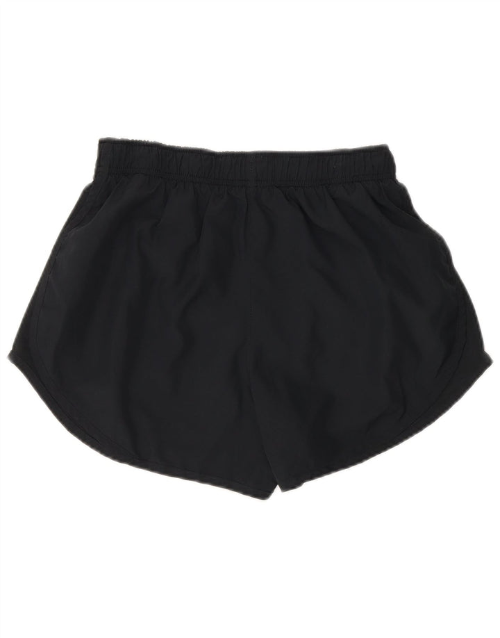 Pantaloni scurți sport Nike Dri Fit pentru femei UK 8 Small Negru Poliester