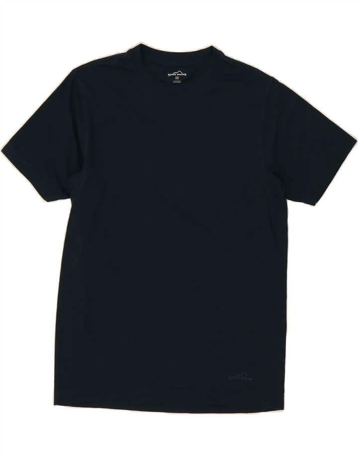 EDDIE BAUER Mens T-Shirt Top Medium Navy Blue Cotton Vintage Eddie Bauer and Second-Hand Eddie Bauer from Messina Hembry 