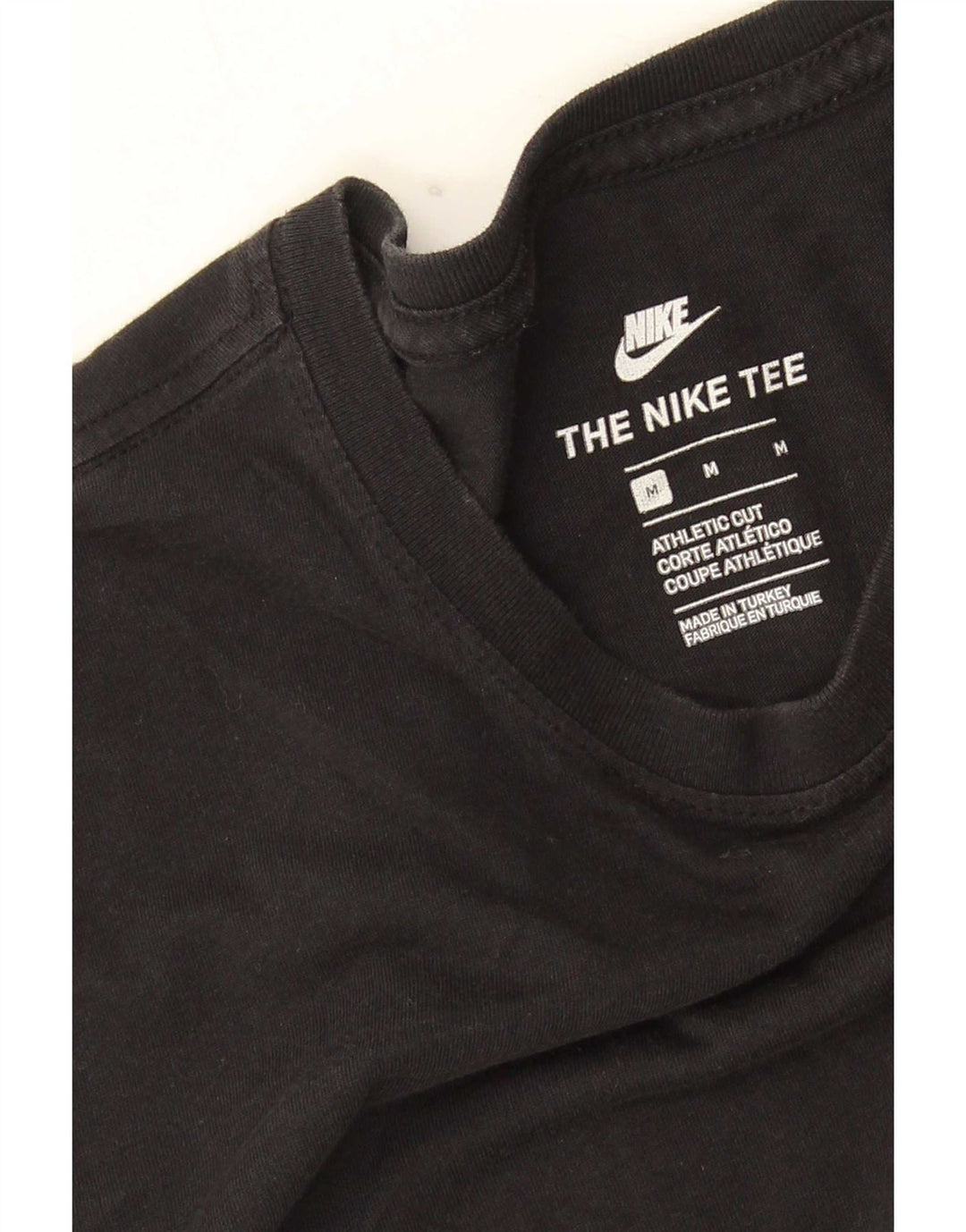 Tricou cu croi atletic Nike pentru bărbați Top Mediu Negru