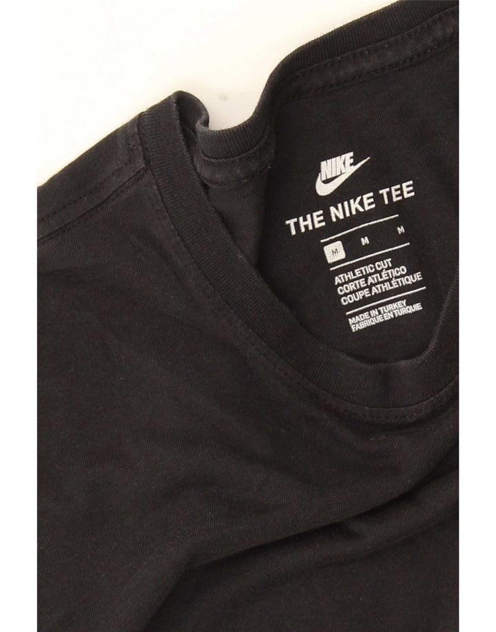 Tricou cu croi atletic Nike pentru bărbați Top Mediu Negru