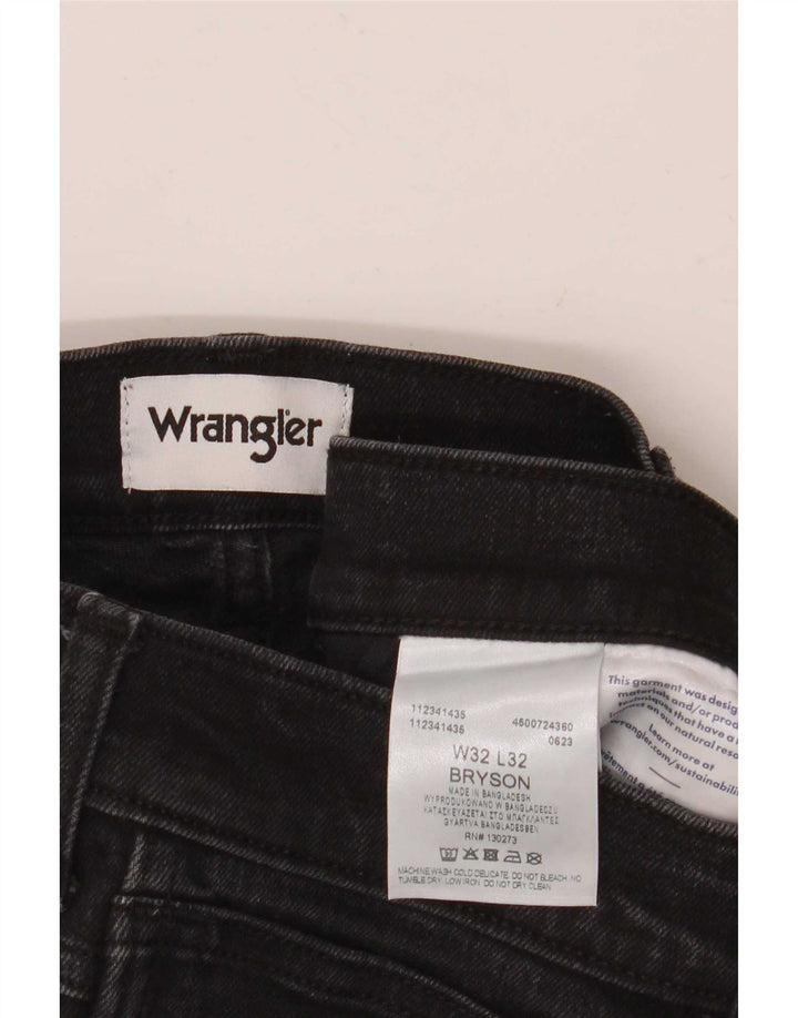 Blugi pentru bărbați Wrangler Bryson Slim W32 L32 bumbac negru