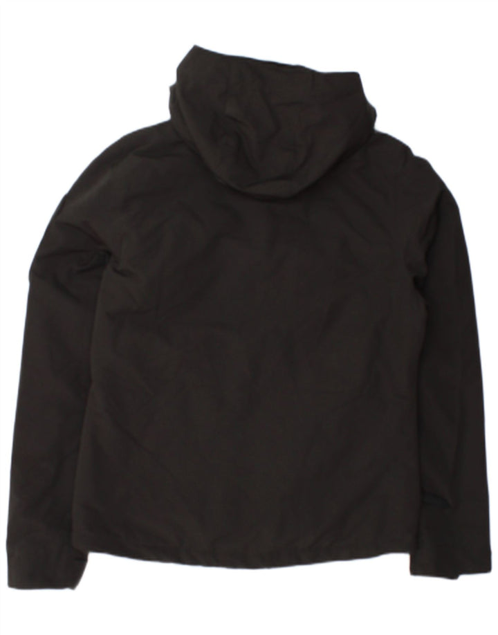 Jachetă Windbreaker pentru femei cu glugă Superdry UK 10 Poliester negru mic