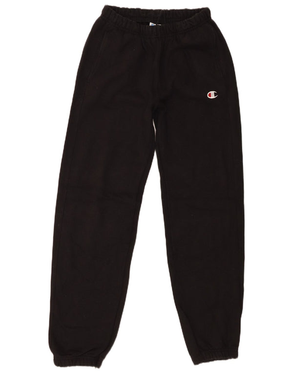 Pantaloni de trening cu țesătură inversă pentru bărbați Champion Pantaloni de jogging XS Bumbac negru