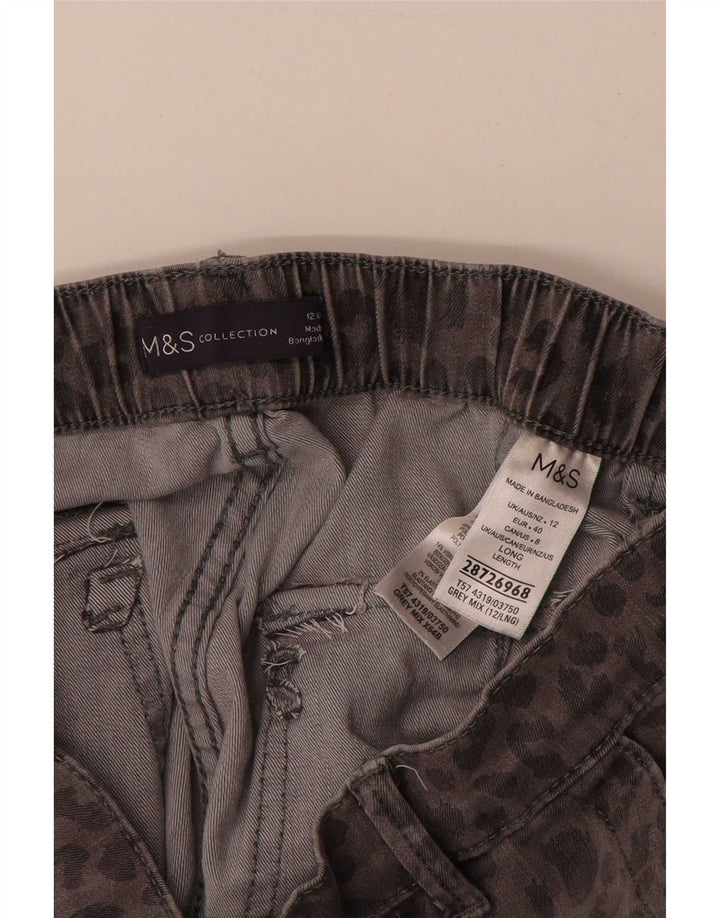 Pantaloni chino pentru femei Marks & Spencer UK 12 Medium W30 L28 Gri