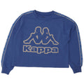 Pulover Kappa Tezenis Graphic Oversized pentru femei UK 14 Medium Blue